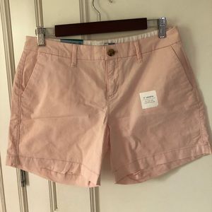 pink khaki shorts